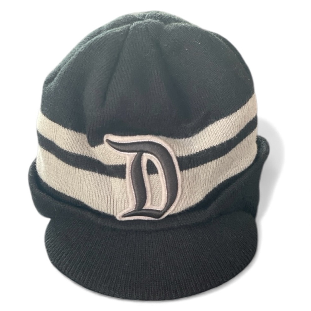 Disney Fleece Beanie Hat — Unisex Vintage ‘D’ Beanie